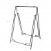 FixtureDisplays® Wire A-Frame Menu Sign A-Board Grass Spike with Coroplast Sheet Black Board 31123-BLACK